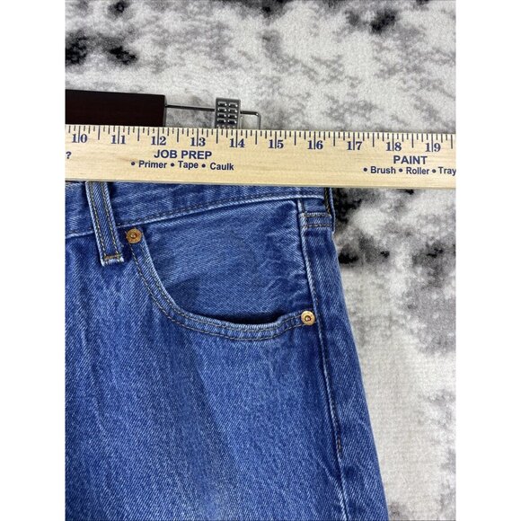 Levis Vintage Shrink To Fit 501 Jeans‎ Mens Size 34x32 Medium Wash Straight Leg - Picture 6 of 16